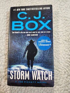 C J Box Storm Watch Paperback Joe Pickett Novel 2023 Thriller Mystery Crime